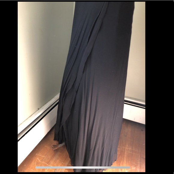 NEW W TAGS! St John black long silk skirt - Picture 4 of 9